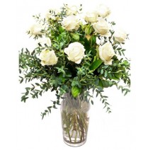 White Avalanche Roses for Home or Office